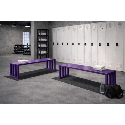 Ławka Metalowa Loft LM-154 Kolor Fioletowy Rozmiary od 50 cm do 200 cm